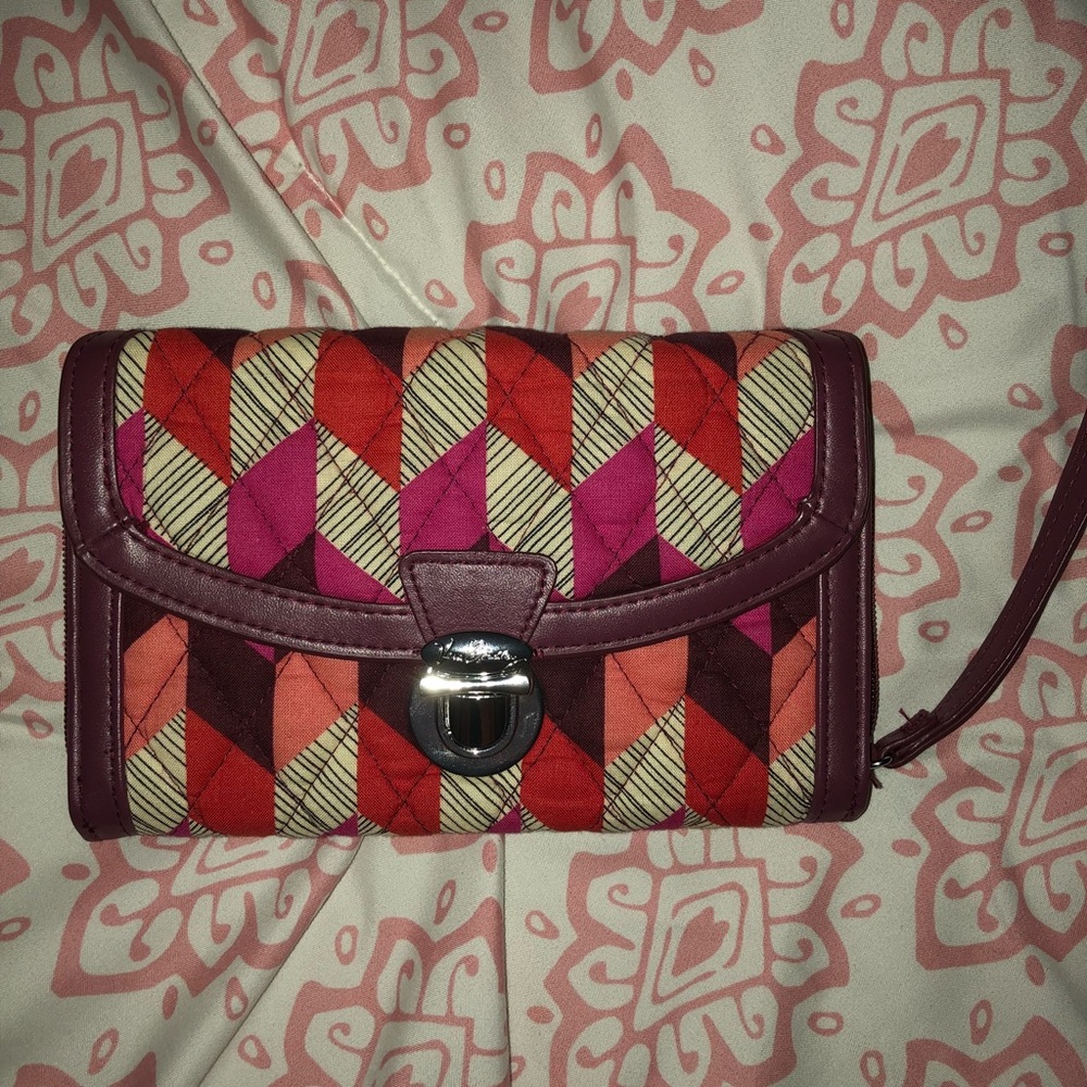 Vera Bradley Bohemian Chevron Wristlet